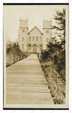 Metlakatla Alaska Church Standard Postcard COPY RPPC picture