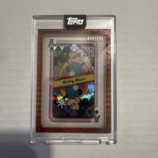 2025 Topps Disney Mint Encased MICKEY MOUSE ACE OF SPADES ACETATE SSP 025/175 picture