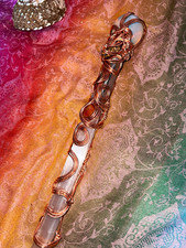 THE SOUL SCEPTER 🔮CopperWire-Wrapped Magic Apparatus Crystal Wand picture