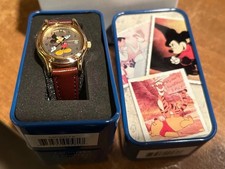 Vintage Disney Mickey Mouse Watch MC0076 NOS Original Tin Sleeve SII Seiko picture