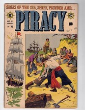 PIRACY #2 2.5 EC COMICS 1955 OFF-WHITE PAGES picture