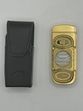 Vintage Colibri CEO Elte Cigar LIghter, Guillotine Cutter, and Holder, untested picture