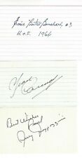 Yvan Cournoyer Signed Index Index Card Montreal  Canadians picture