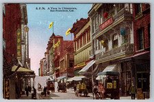 c1910s Chinatown San Francisco California Pacific Novelty Antique Postcard picture