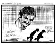 Thurman Munson Tribute - Bill Gallo 1978 Yankees World Series Photo Print Poster picture