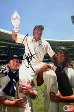 Shane Warne signed 12x8 photo V ACG CERTIFIED RACC Trusted Seller ACGCert COA picture