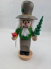 Steinbach Chubby Nutcracker Irish Boy with Christmas Tree and Red Robin READ picture