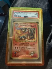 1999 Pokemon Japanese Gym 2 Blaine's Charizard Holo #6 PSA 9 picture