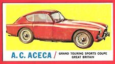 VINTAGE 1961 Topps Sports Cars #4 A.C. Aceca (Great Britain) - SHARP picture