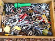 VINTAGE SHOP GARAGE JUNK DRAWER LOT COOL OLD STUFF (DRAWER NOT INCLUDED) picture