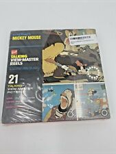 New VINTAGE WALT DISNEY MICKEY MOUSE GAF 3 TALKING VIEW-MASTER REELS W/BOX picture