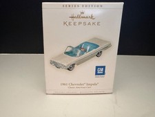 Hallmark Keepsake 2006 1961 Chevrolet Impala Classic American Cars Ornament picture