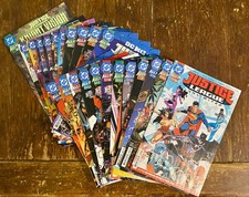 JUSTICE LEAGUE UNLIMITED #1-22 | WAID/MORA DC | + KNIGHT VISION #1 | VF+ | WOW picture