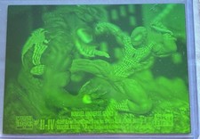 1993 SkyBox Marvel Universe #H-IV Spider-Man vs Venom 3D Hologram picture
