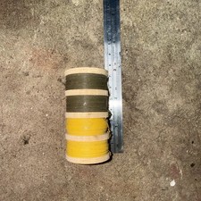 Original WW2 U.S. Army Unused Wood Spool of Trip Wire picture