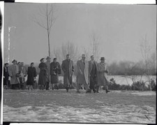 Funeral for Sheppard's Father 1955 Photo - Dr. Samuel H. Sheppard , flanked by t picture