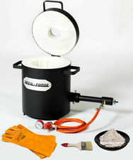 FB2Mb–10KG GAS METAL MELTING FURNACE Propane Forge Copper Brass Bronze USA picture