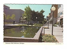 Kalamazoo Mall downtown Kalamazoo MI vintage postcard unposted picture