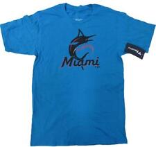 New Miami Marlins Mens Sizes S-M-L-XL-2XL-3XL-4XL-5XL Blue Shirt picture