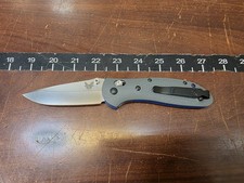 Benchmade - 551-1 Griptilian - Satin Plain Blade Gray G10 Handles picture