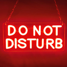 Do Not Disturb Neon Sign Busy Neon Light Sign picture