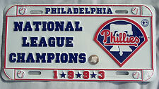 Philadelphia Phillies 1993 National League Champions License Plate picture
