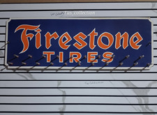 Firestone Tires Porcelain Enamel  Key Holder Sign picture