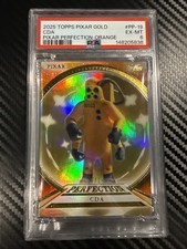 2025 Topps Pixar Gold CDA Pixar Perfection Orange /25 PSA 6 picture