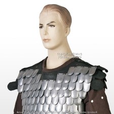 Medieval Style 1000 Pcs Loose Round Scale Armor Plate 20G Steel SCA LARP Cosplay picture