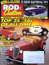 TOP 25 '34S OF ALL TIME - ROD & CUSTOM MAGAZINE, APRIL 1994 VOLUME 28, NUMBER 4 picture