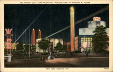 New York City NY Maison Coty 1939 NY World's Fair Vintage Postcard picture