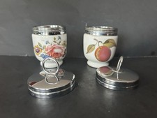 Royal Worcester Egg Coddlers Pair Excellent Nice Collectible Have 2 Same Pairs picture
