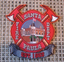 City of Santa Paula California Fire Department Uniform Patch picture
