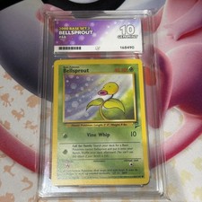 2000 POKEMON BASE SET 2 #66 BELLSPROUT ACE 10 picture