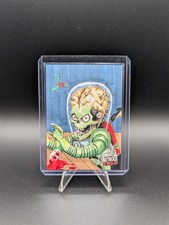 2026 Topps Mars Attacks Christmas Sketch Card 1/1 David Acevedo Auto picture