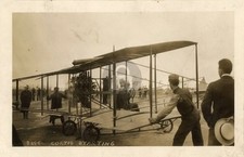 Aviation History Curtiss Plane 1910 RPPC Photo Postcard COPY picture