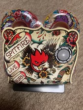SPITFIRE Salba Limited Edition 54mm Skateboard Wheels 99DURO Marble picture