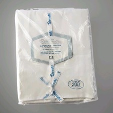 Vtg Wamsutta 100% Cotton Supercale 200 Standard Pillowcases Pair White NOS picture