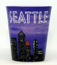 Seattle Washington Night Photo Shot Glass picture