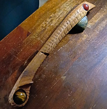 Vintage Folk Art Truncheon Trench Club picture
