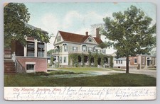 1907 Brockton, Mass. City Hospital Vintage Postcard - Metropolitan News Co. picture