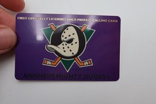 Mighty Ducks Anaheim 1994 NHL Hockey Prepaid Phone Card Unused $10 picture