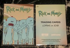 2018 SDCC WONDERCON EXCLUSIVE CRYPTOZOIC RICK & MORTY SEASON 1 PROMO CARD P3 picture
