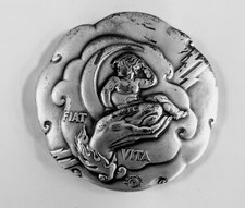 1935 Society Of Medalists Creation Universe Medallion ART DECO Design Winner picture