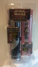 VTG 1999 Star Wars Episode 1 C-3PO Collector Watch New Sealed W Case picture