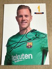 Marc-Andre ter Stegen, Germany 🇩🇪 FC Barcelona 2017/18 hand signed picture