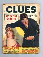 Clues Detective Stories Pulp Jan 1942 Vol. 45 #5 FR/GD 1.5 picture