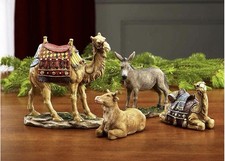 Three Kings Gifts Lighted Stable, Creche, Flat Bottom for Stability, Home Dec... picture