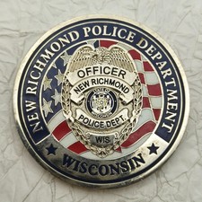 New Richmond Police Dept Wisconsin Challenge Coin picture
