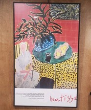 RARE 1988 The Israel Museum in Jerusalem Henri Matisse Framed Exhibition Poster picture